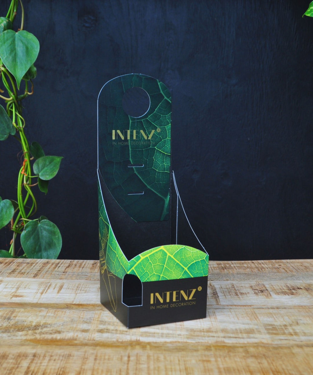 Luxe cadeauverpakking voor lichtplantje SAMOA / TUBE | Groen cadeau met klasse