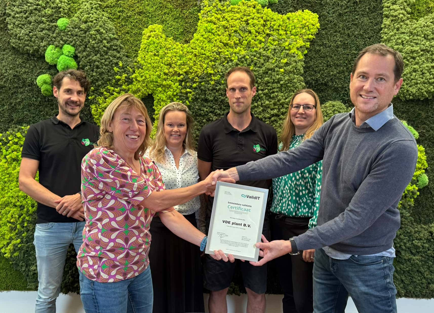 VDE plant eerste kwekerij gevalideerde footprint