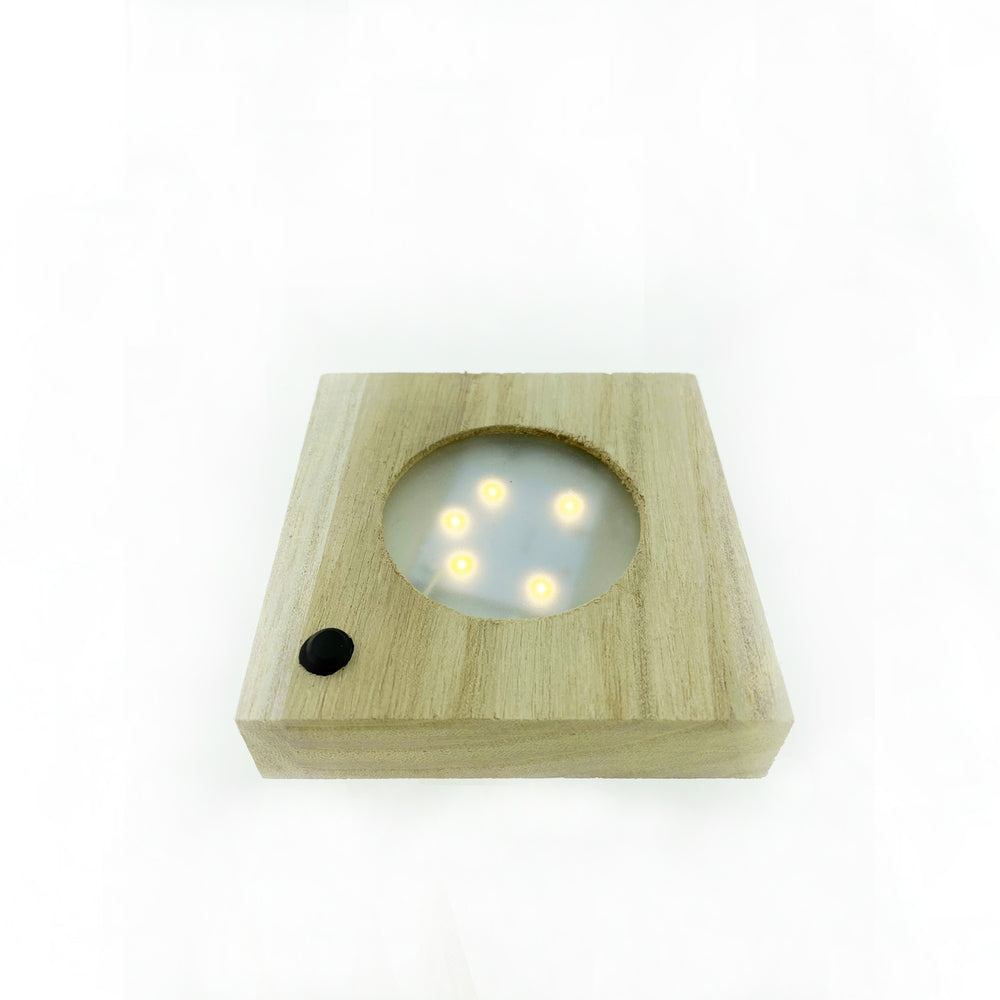 LED lighting small | Size 9x9cm | Hydroponics | Houseplant accessory
