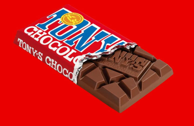 Tony's Chocolonely grote reep 180 gram | melkchocolade | keuze uit verschillende gelukswensen